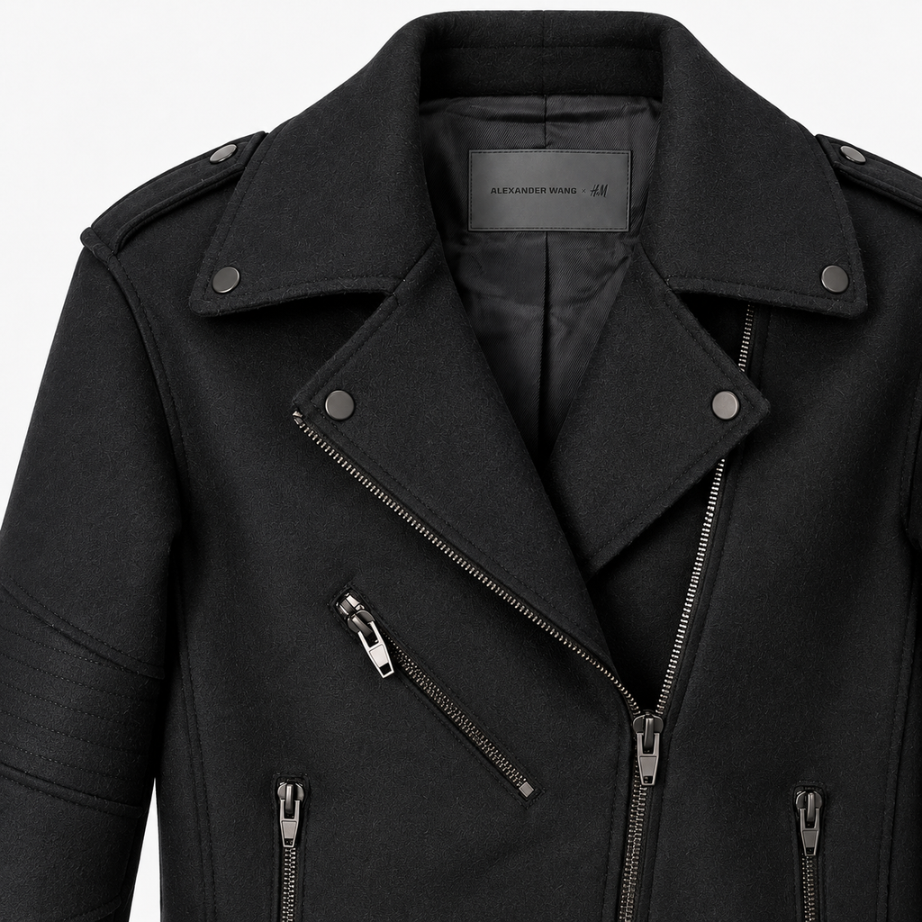 Alexander Wang x H&M Jachetă biker din lână