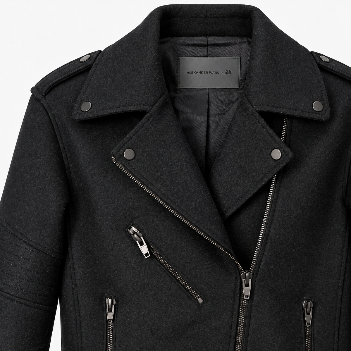 Alexander Wang x H&M Jachetă biker din lână
