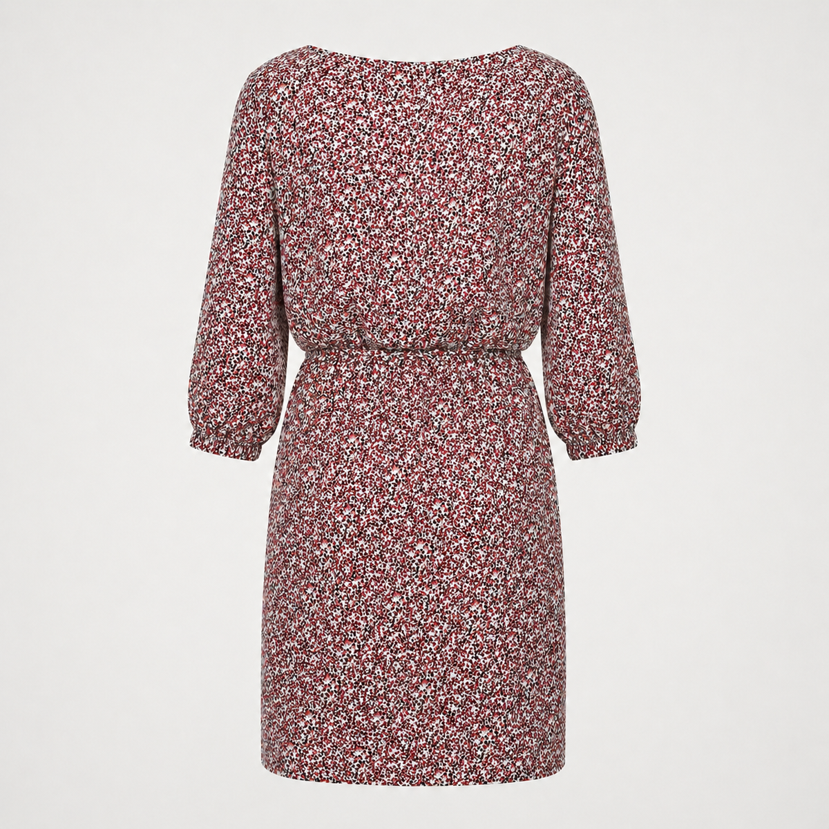 Rochie s.Oliver Black Label cu imprimeu abstract roșu