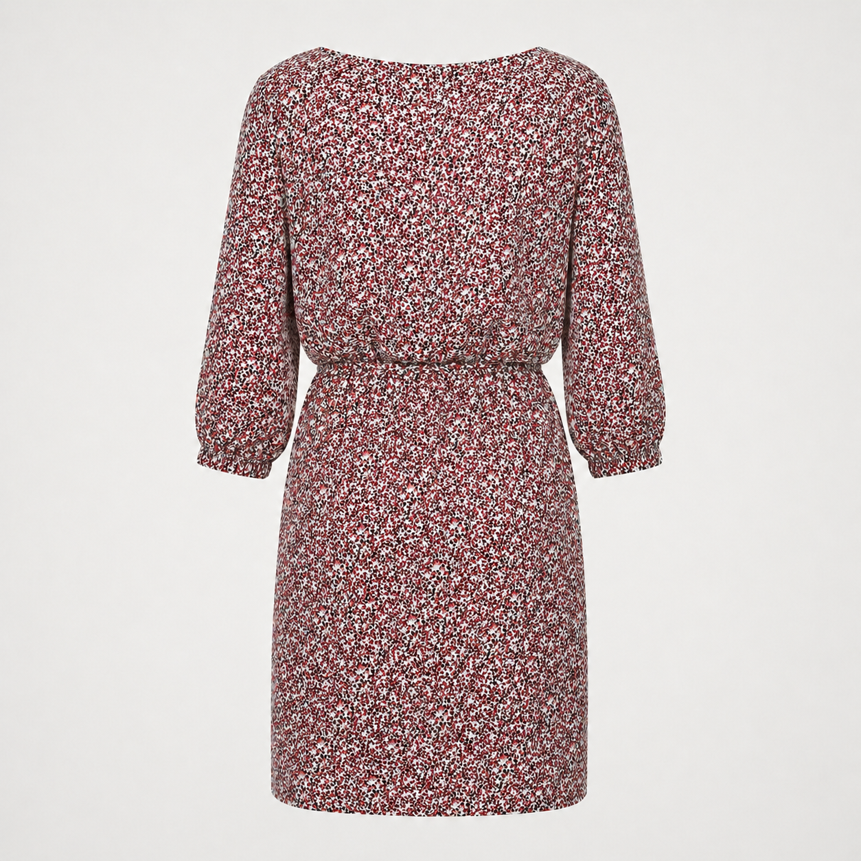 Rochie s.Oliver Black Label cu imprimeu abstract roșu