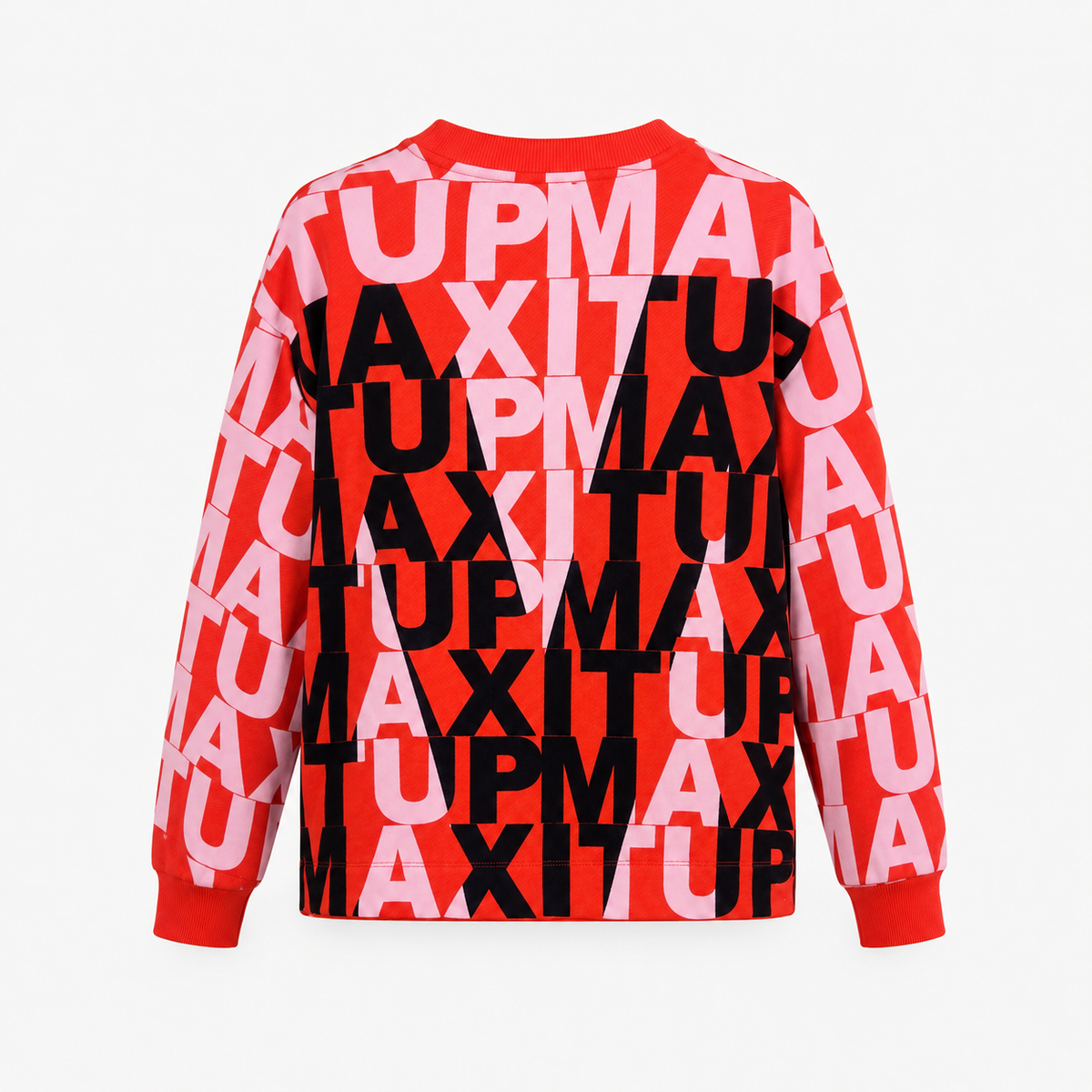 Hanorac MAX&Co. Max It Up cu imprimeu logo all-over