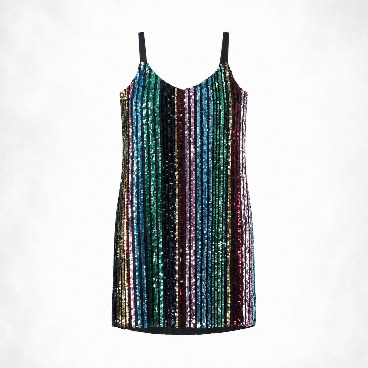 Rochie mini cu paiete multicolore Pimkie