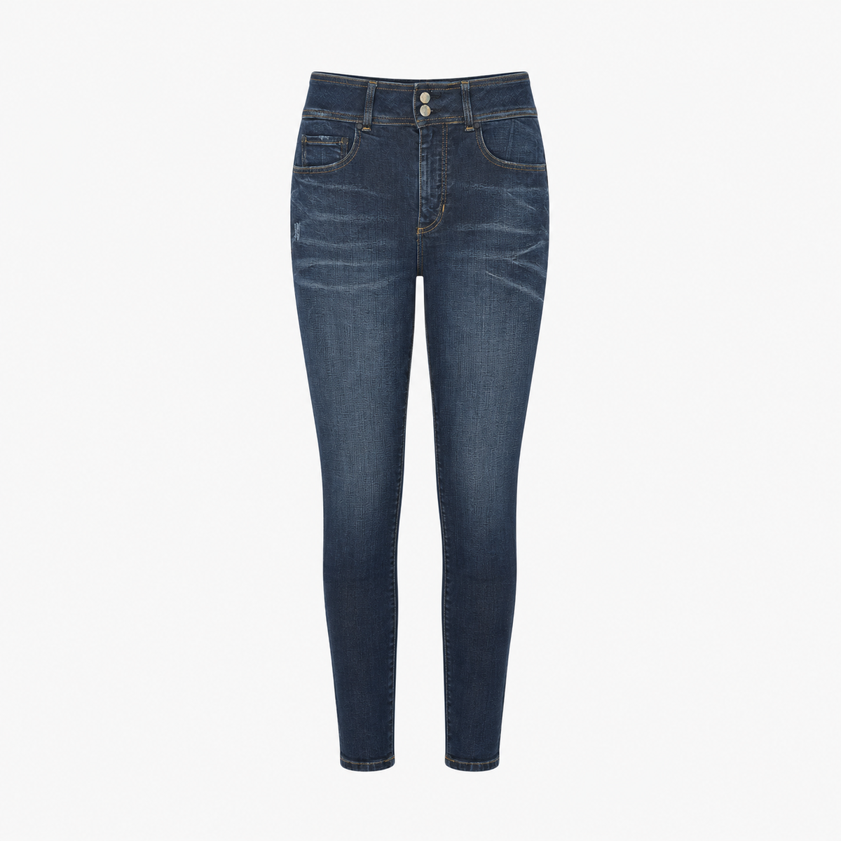Blugi Guess Shape Up albastru închis skinny
