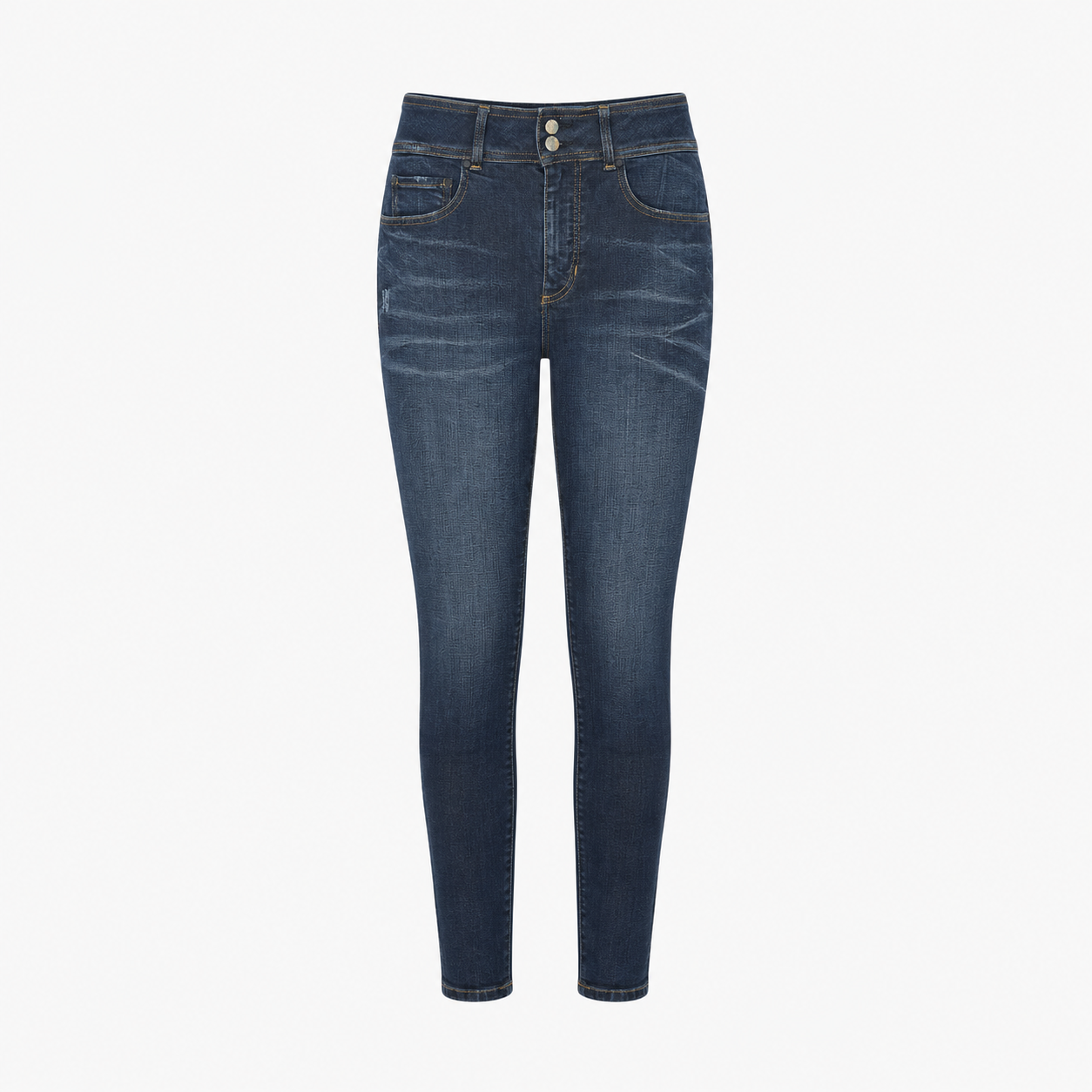 Blugi Guess Shape Up albastru închis skinny