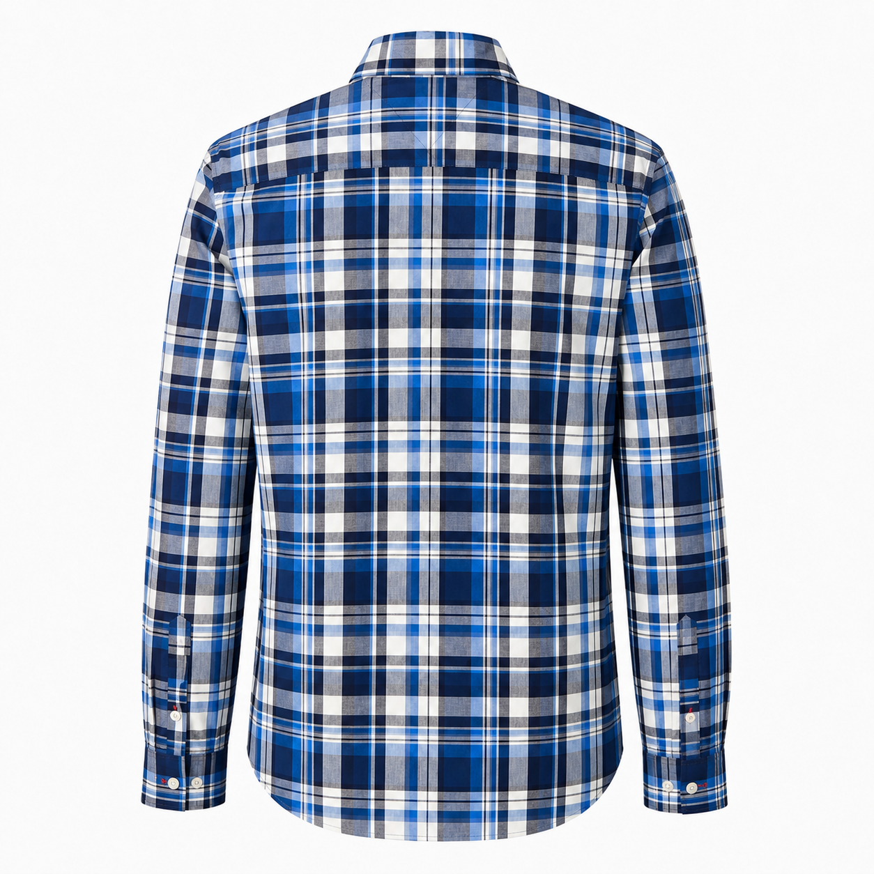 Cămașă Tommy Hilfiger Slim Fit în carouri albastre