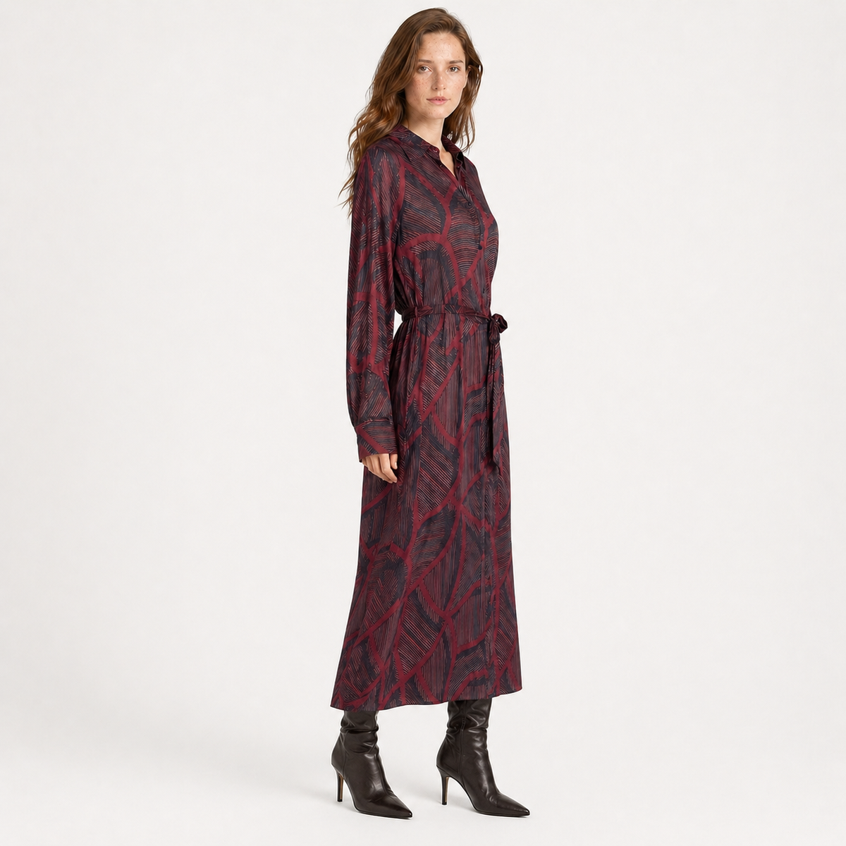 Rochie cămașă Tom Tailor cu imprimeu abstract