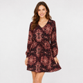 Rochie Dranella florală cu cordon