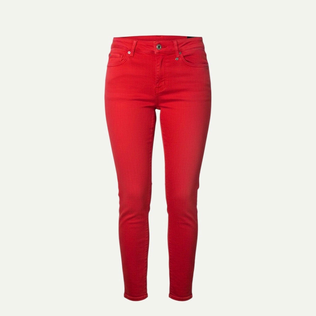 Blugi Comma Roșu coral Skinny fit