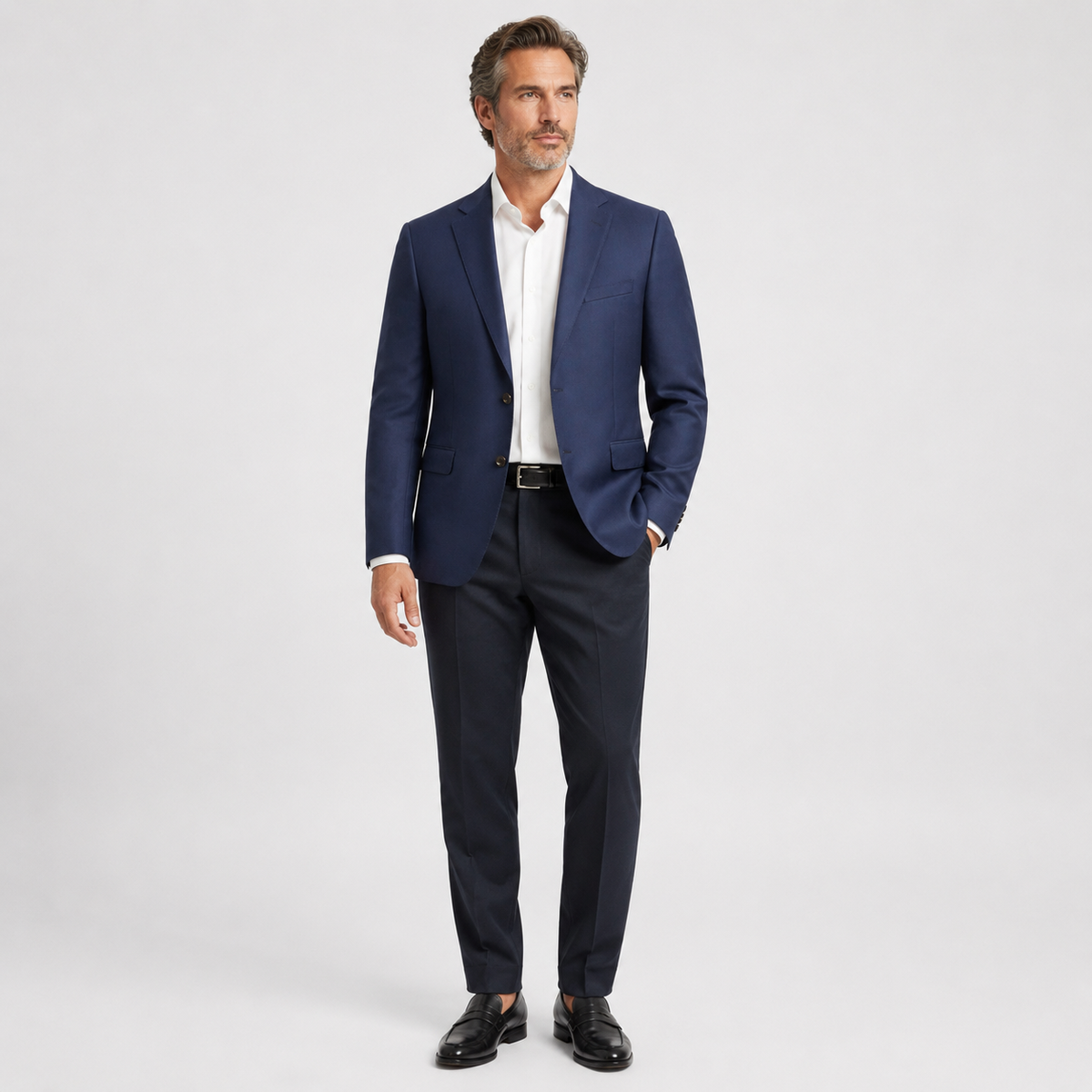 Sacou Carl Gross navy Black Line