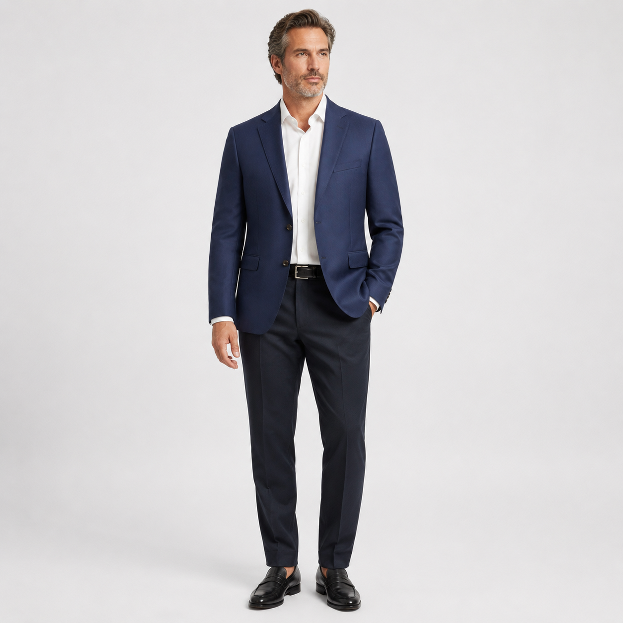Sacou Carl Gross navy Black Line