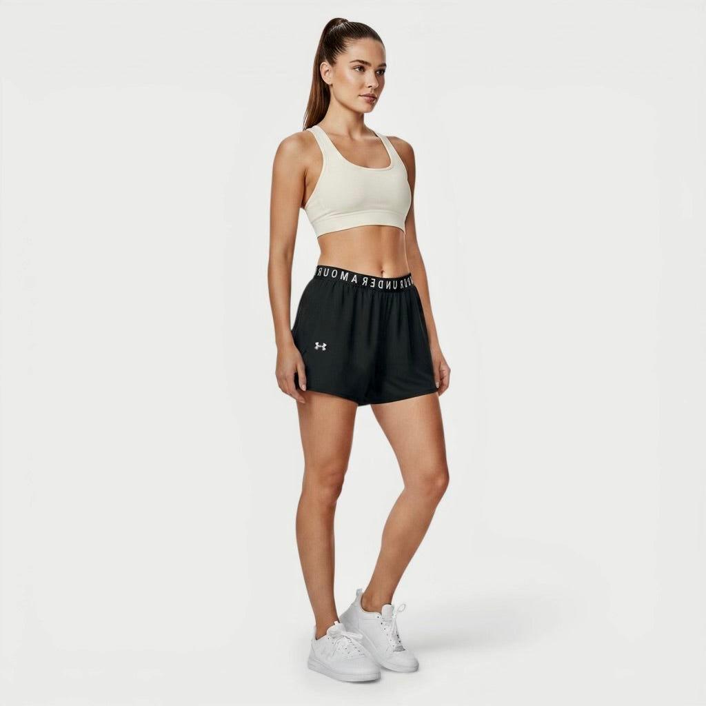 Pantaloni scurți sport Under Armour negri