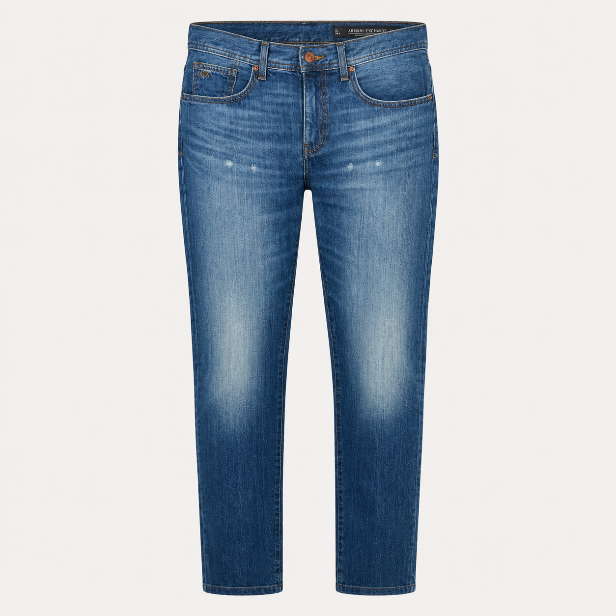 Blugi Armani Exchange slim fit albaștri