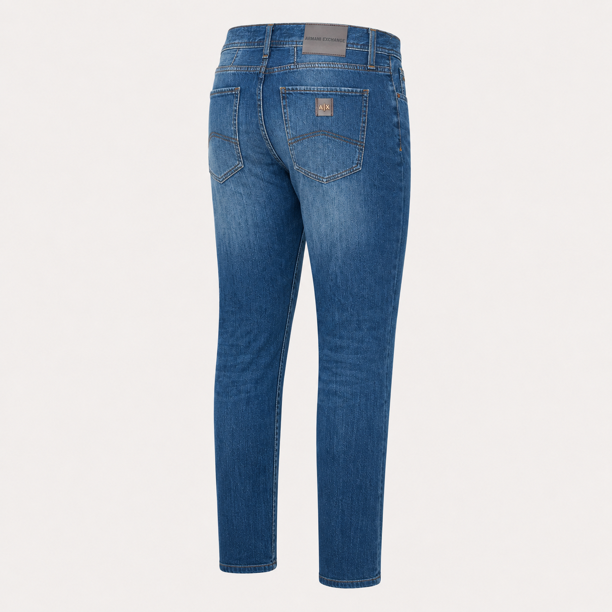 Blugi Armani Exchange slim fit albaștri
