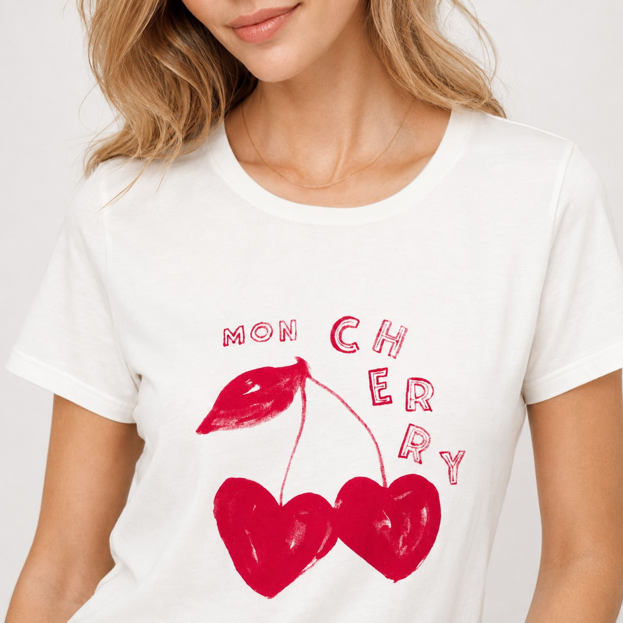 Tricou Fabienne Chapot cu imprimeu cherry