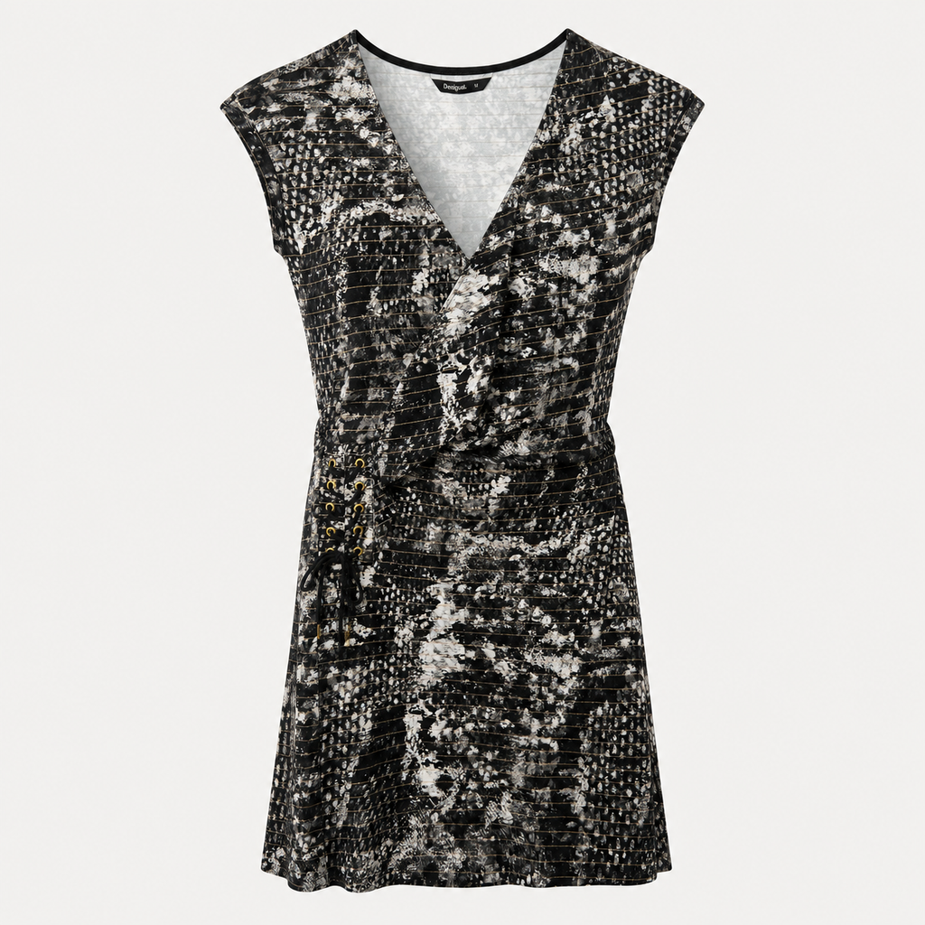 Rochie Desigual Erico cu imprimeu abstract