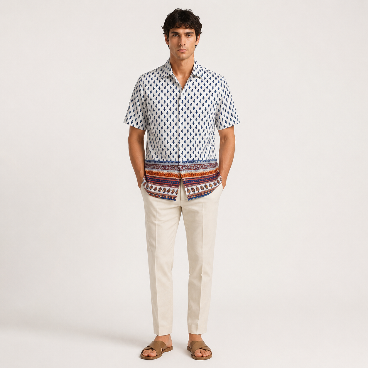 Cămașă Zara regular fit din vâscoză cu imprimeu boho