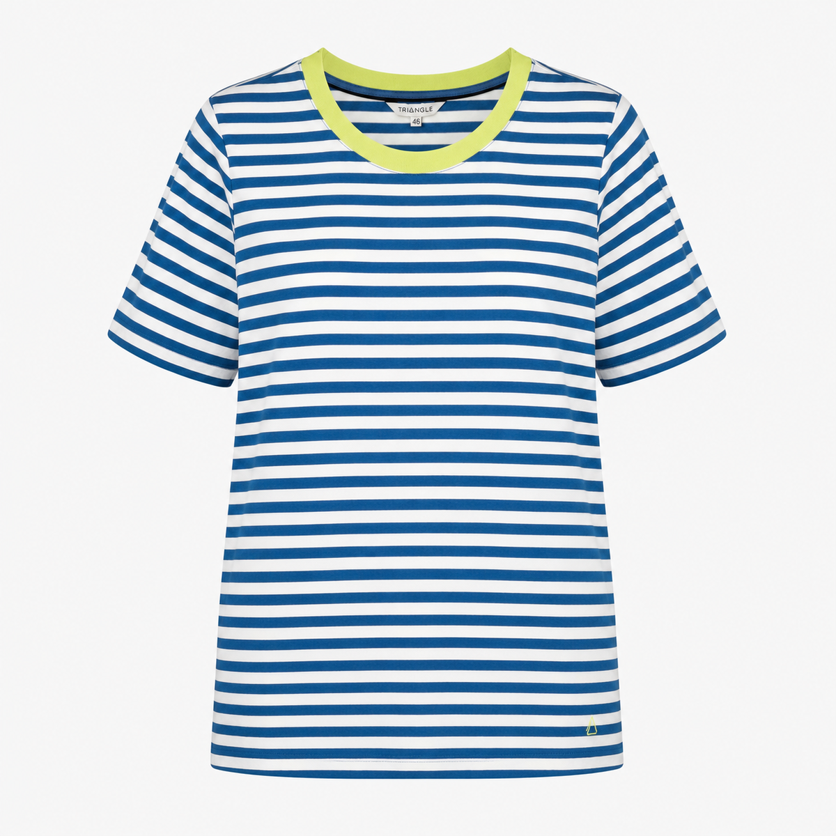 Tricou Triangle by s.Oliver albastru cu dungi