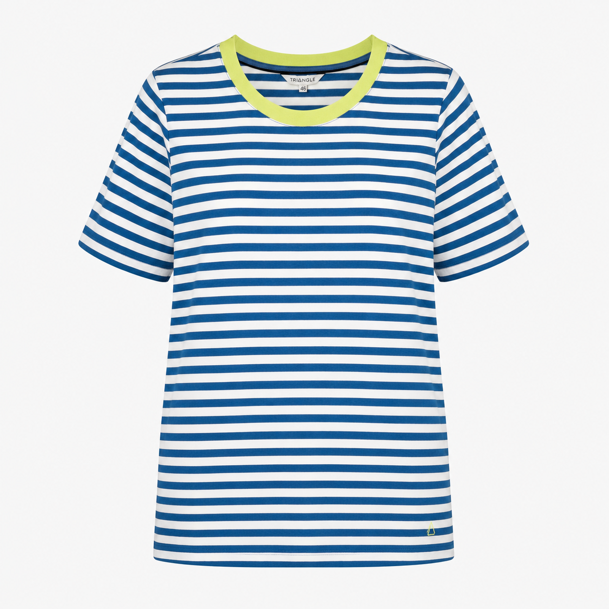 Tricou Triangle by s.Oliver albastru cu dungi