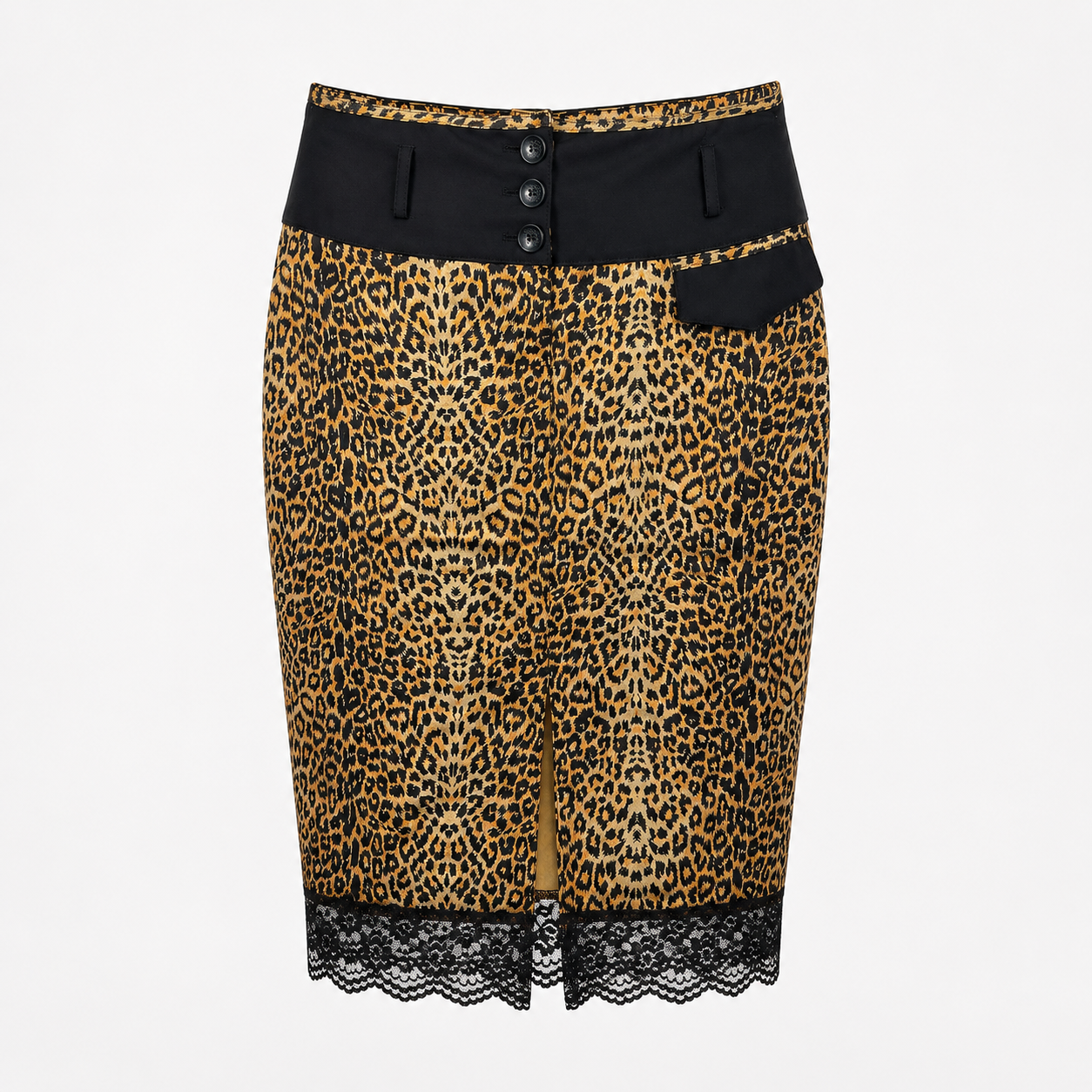 Costum Cinema Donna cu imprimeu leopard, sacou și fustă
