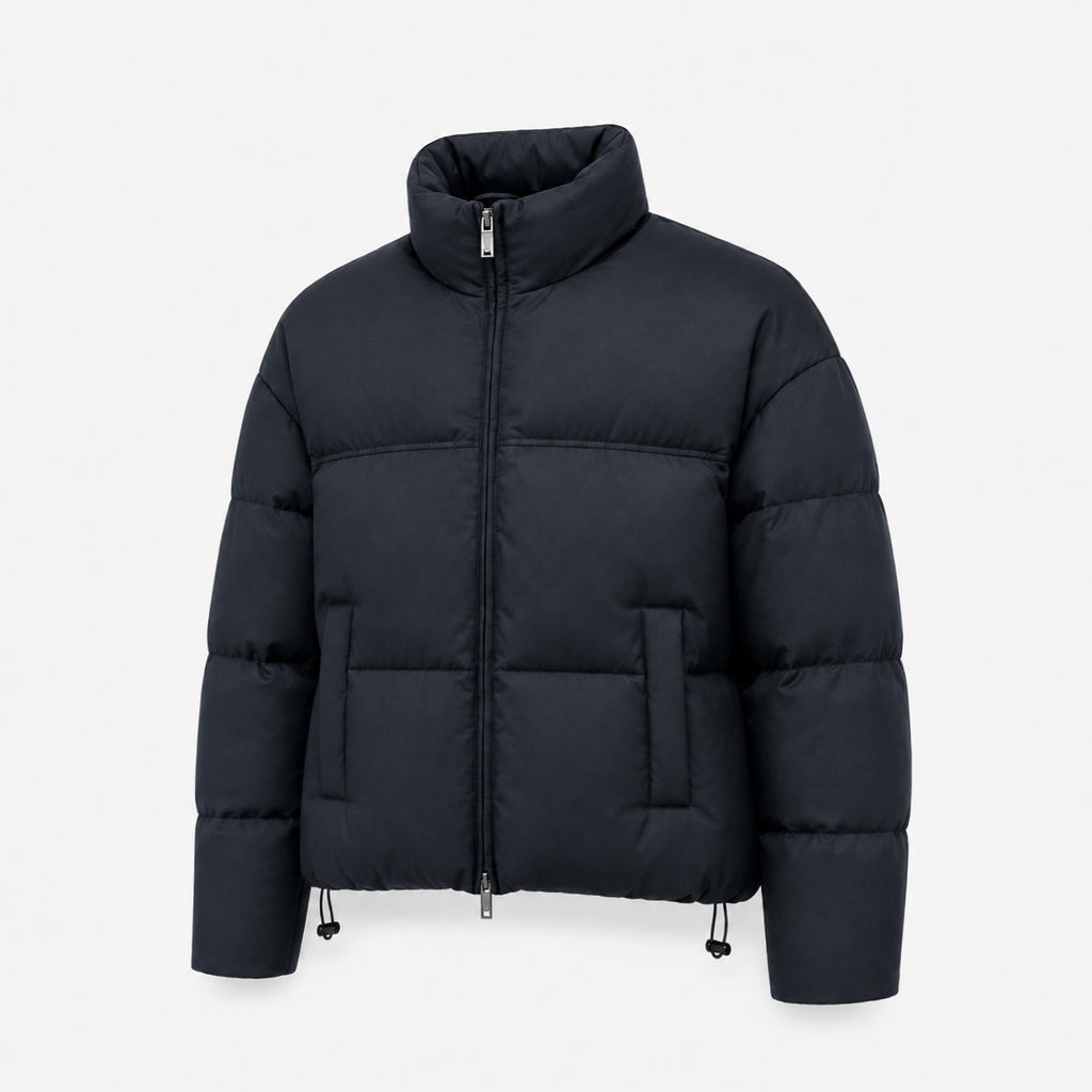 Geacă puffer Emporio Armani midnight blue