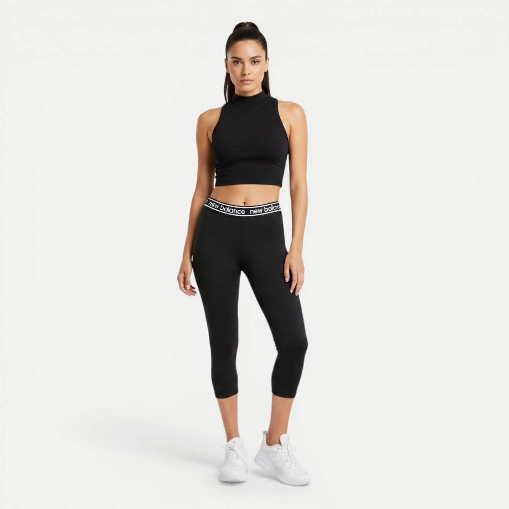 Colanți sport New Balance negri capri