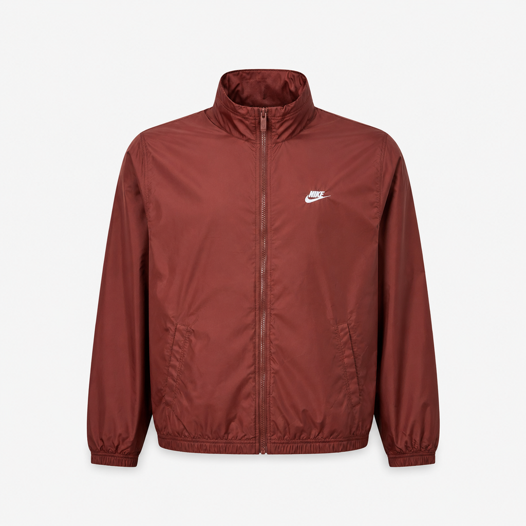 Jachetă Nike de primăvară-toamnă cu glugă ascunsă