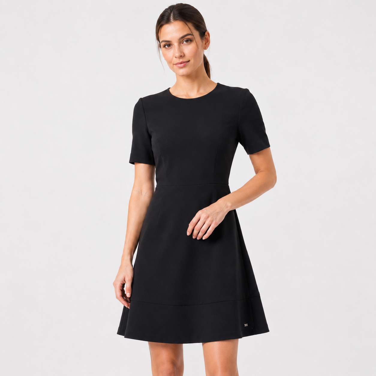 Rochie Tommy Hilfiger Angela Dress neagră