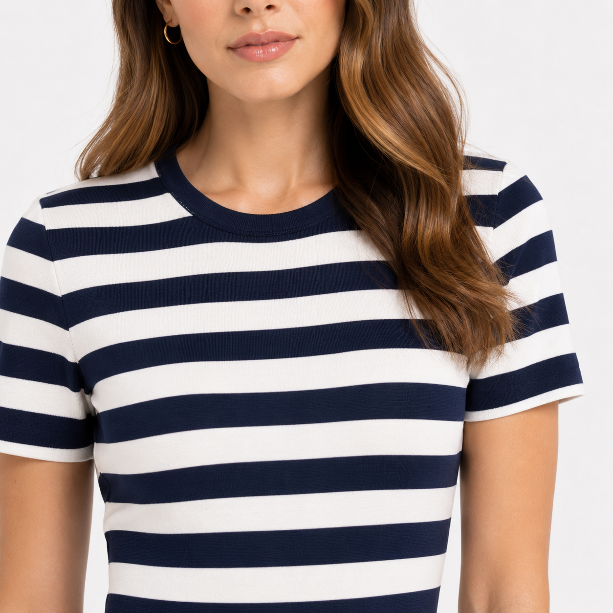 Rochie Nikkie cu dungi navy