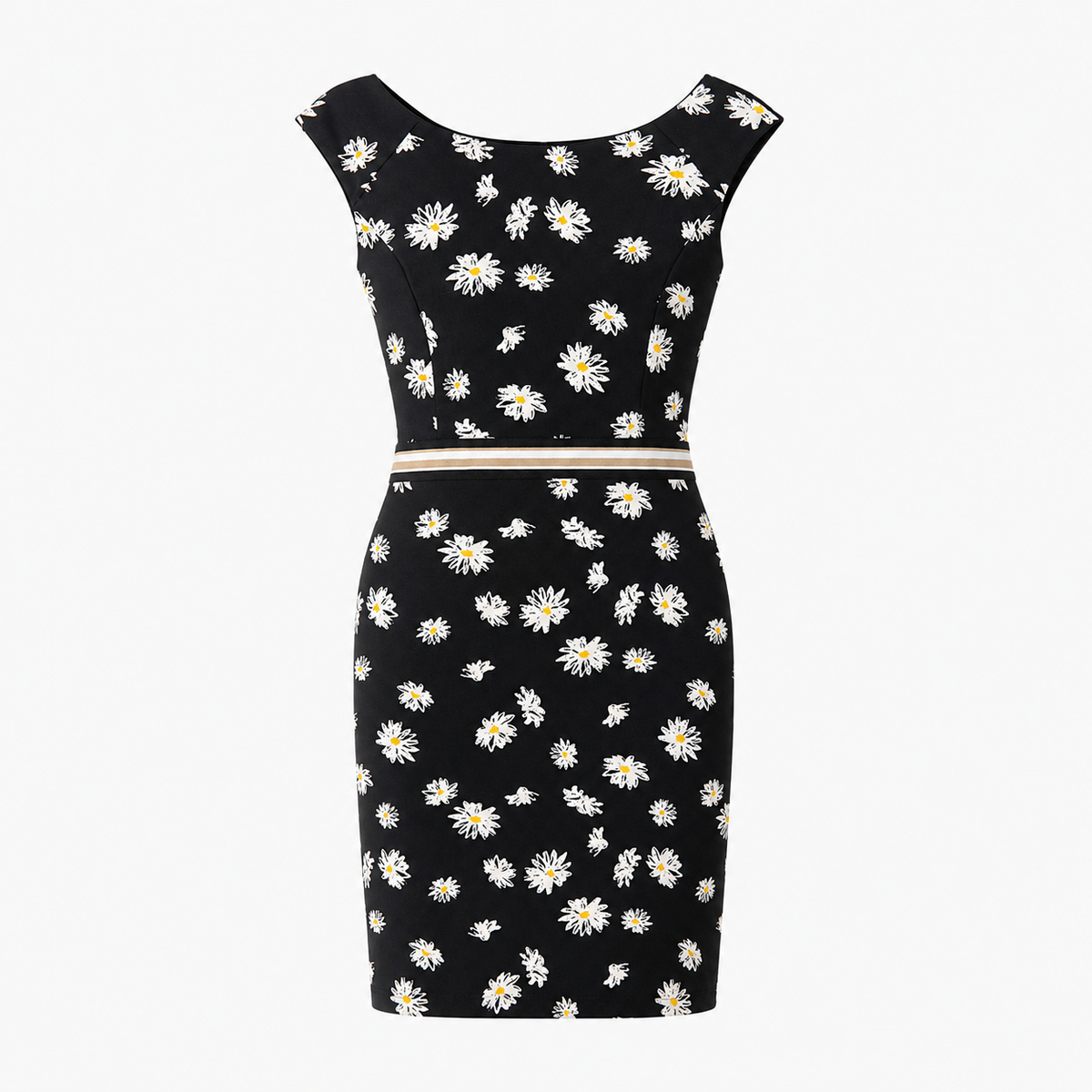 Rochie s.Oliver Black Label neagră cu imprimeu floral