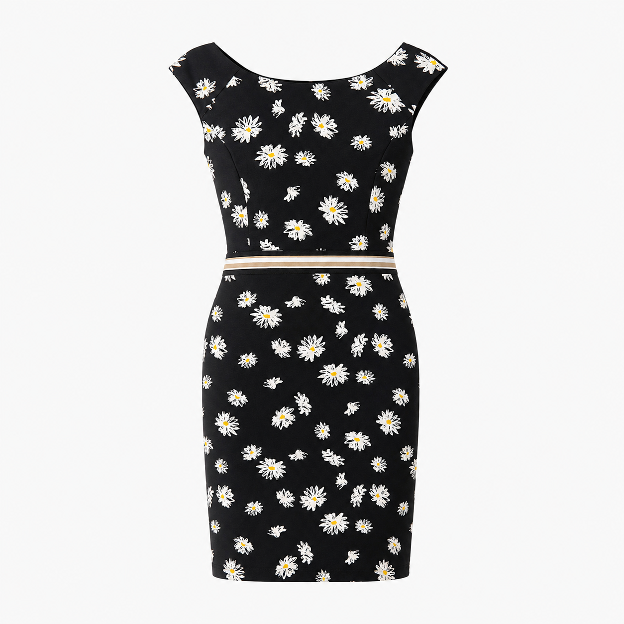Rochie s.Oliver Black Label neagră cu imprimeu floral