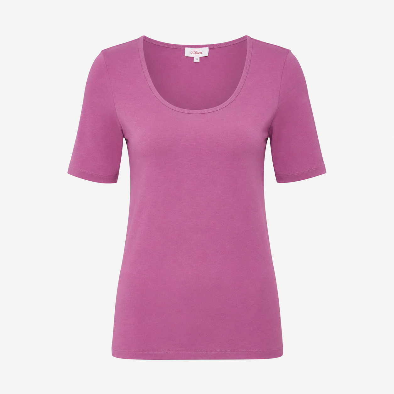 Tricou s.Oliver roz cu decolteu rotund