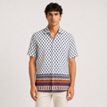 Cămașă Zara regular fit din vâscoză cu imprimeu boho