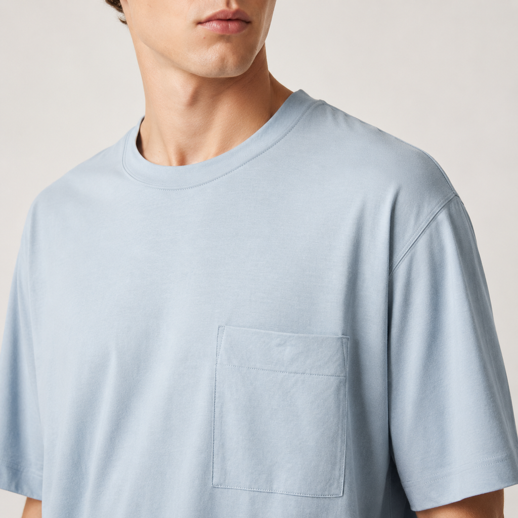 Tricou Mango Man cu buzunar aplicat