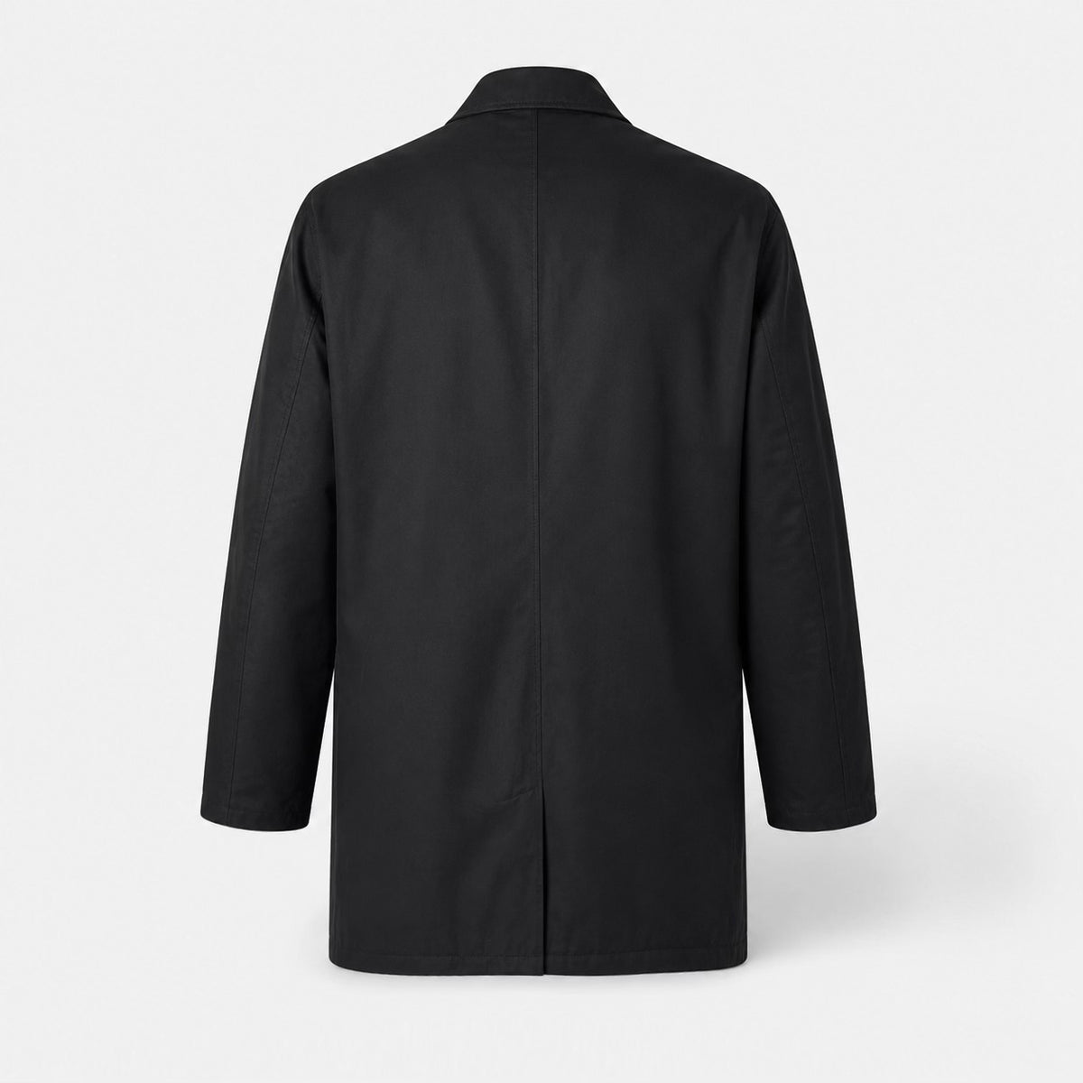 Pardesiu Pierre Cardin negru cu căptușeală în carouri