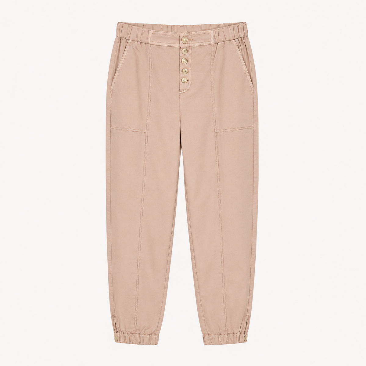 Pantaloni edc by Esprit roz pudrat jogger