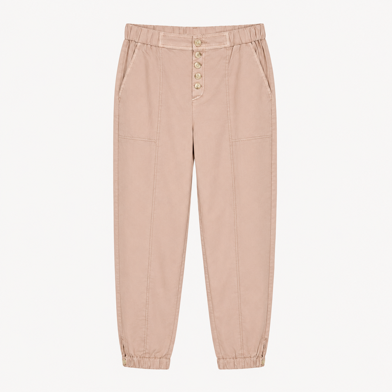 Pantaloni edc by Esprit roz pudrat jogger