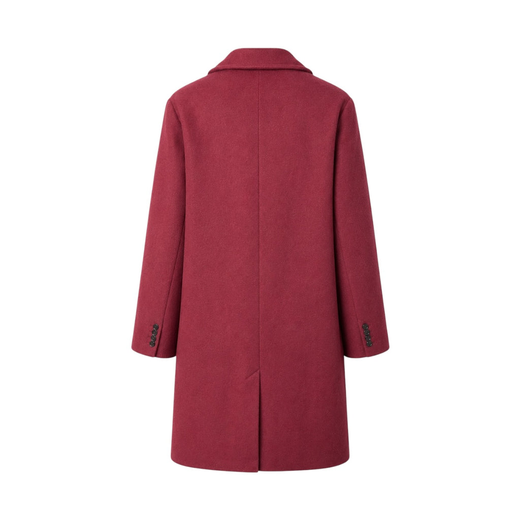Palton s.Oliver bordo cu rever