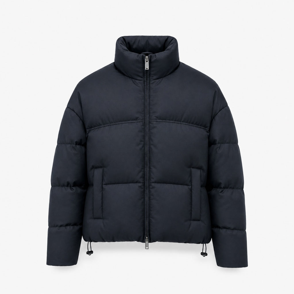 Geacă puffer Emporio Armani midnight blue