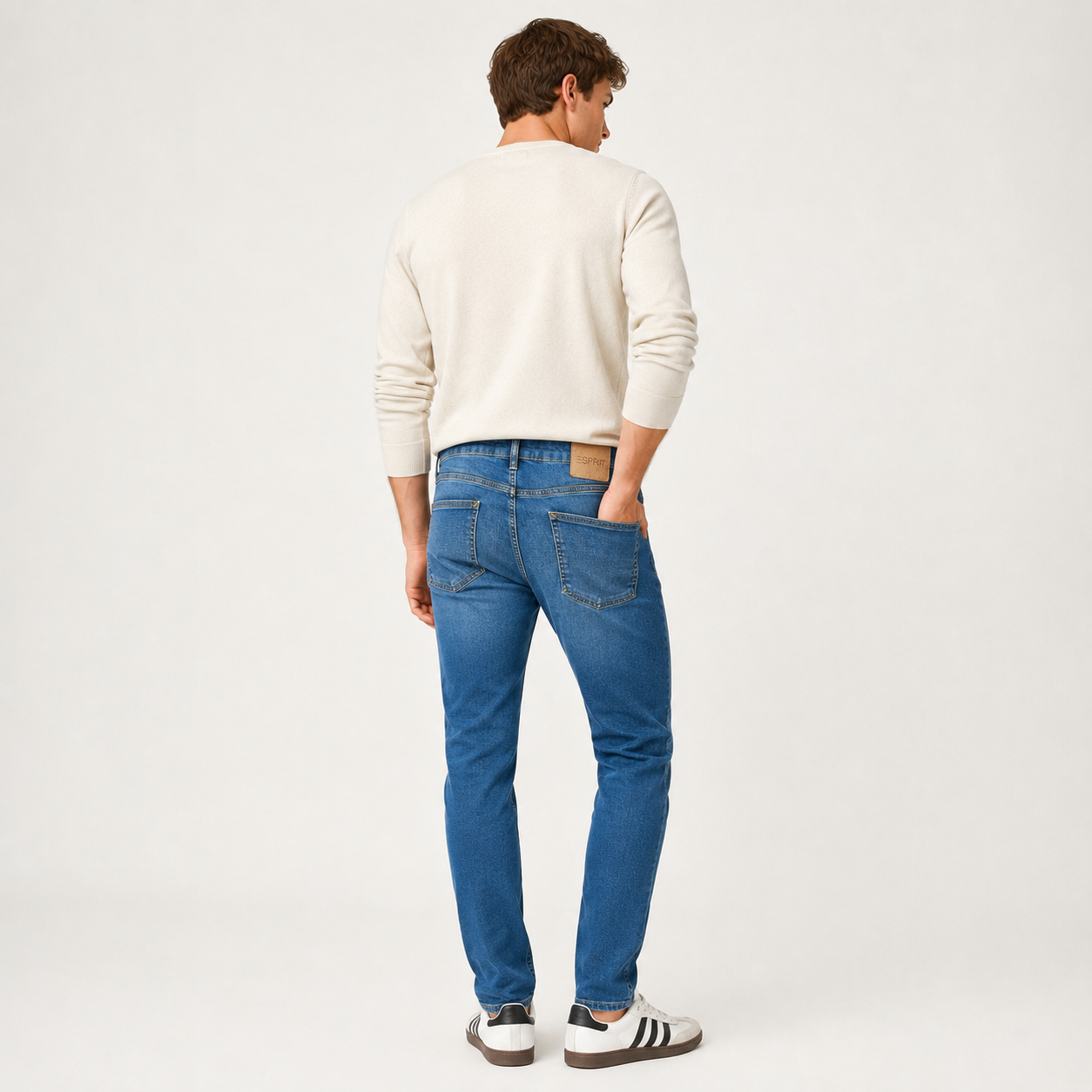 Blugi Esprit slim fit albaștri