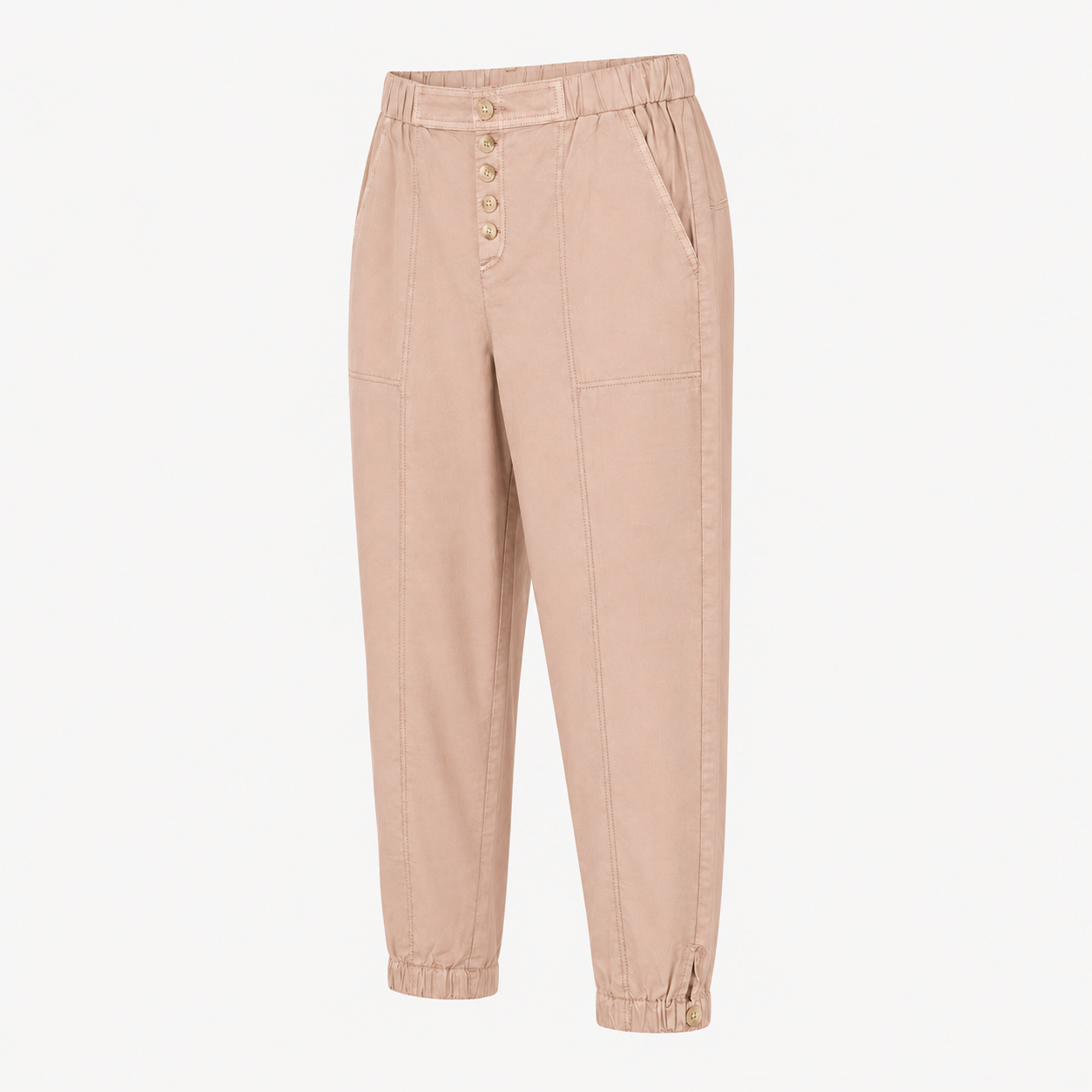 Pantaloni edc by Esprit roz pudrat jogger