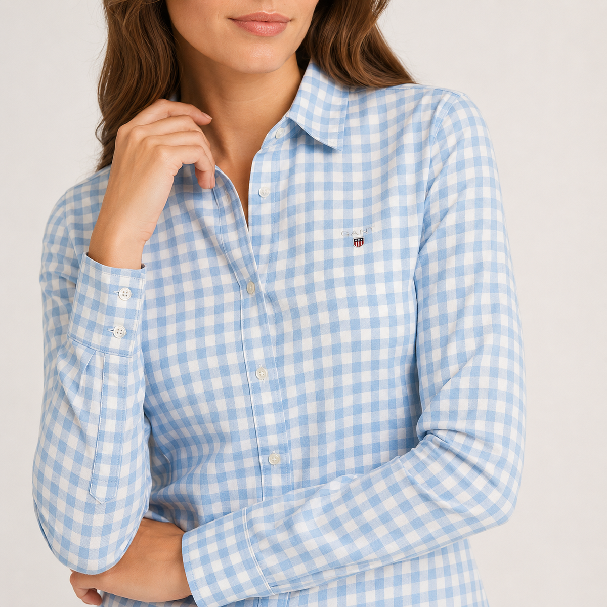 Cămașă Gant cu imprimeu gingham