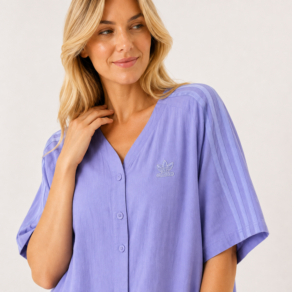 Rochie Adidas Originals din in și vâscoză