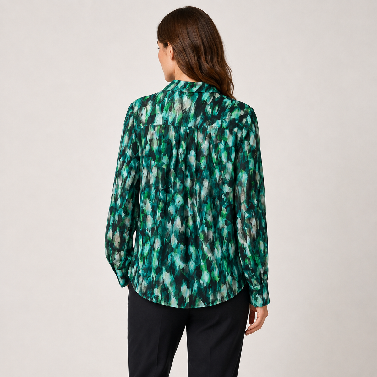 Bluză Gerry Weber Edition cu imprimeu abstract verde