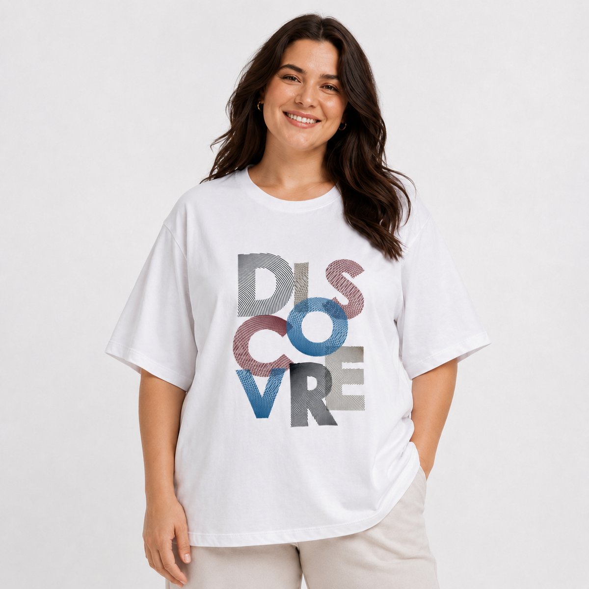 Tricou s.Oliver alb cu imprimeu grafic Discover