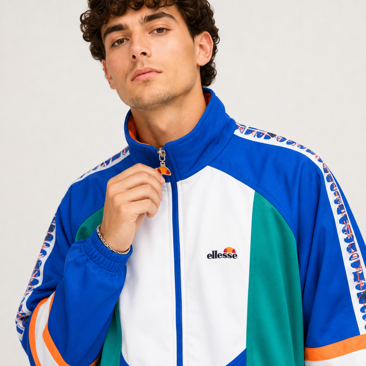 Jachetă Ellesse Vintage Colorblock Multicolor
