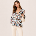 Bluză s.Oliver cu imprimeu abstract multicolor