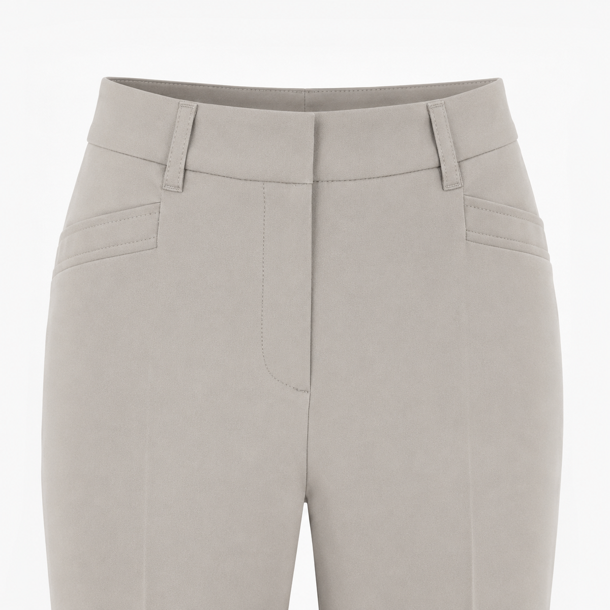 Pantaloni s.Oliver Rachel gri bej regular fit