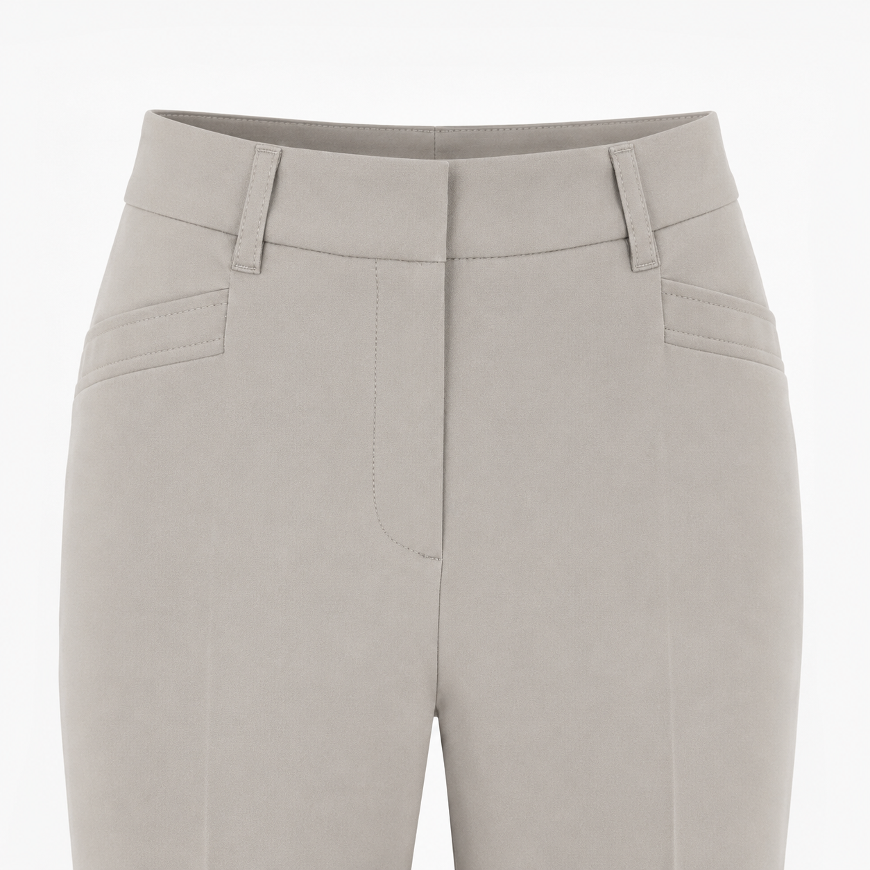 Pantaloni s.Oliver Rachel gri bej regular fit