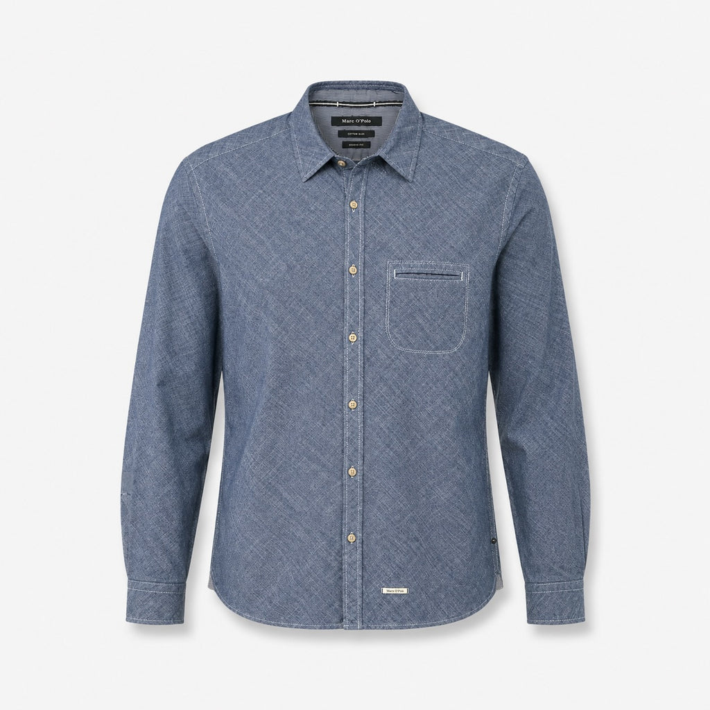 Cămașă Marc O’Polo Cotton Slub Shaped Fit