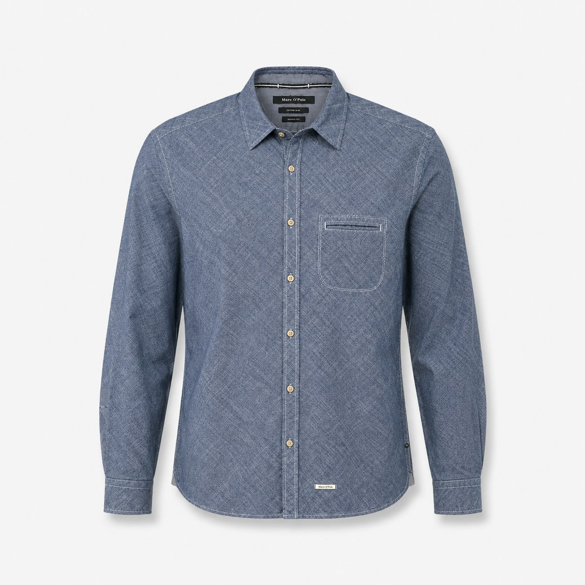 Cămașă Marc O’Polo Cotton Slub Shaped Fit